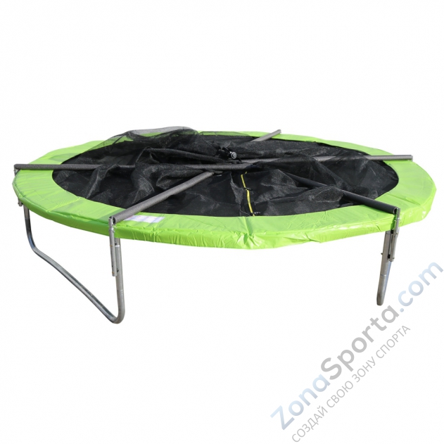 Батут DFC Jump 12ft складной, c сеткой, цвет apple green Батут DFC Jump 12ft складной, c сеткой, цвет apple green