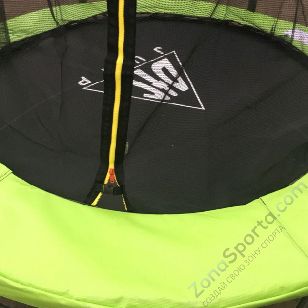 Батут DFC Jump 12ft складной, c сеткой, цвет apple green Батут DFC Jump 12ft складной, c сеткой, цвет apple green