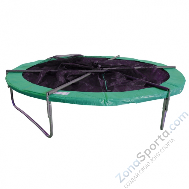 Батут DFC JUMP 12ft c сеткой, цвет green Батут DFC JUMP 12ft c сеткой, цвет green