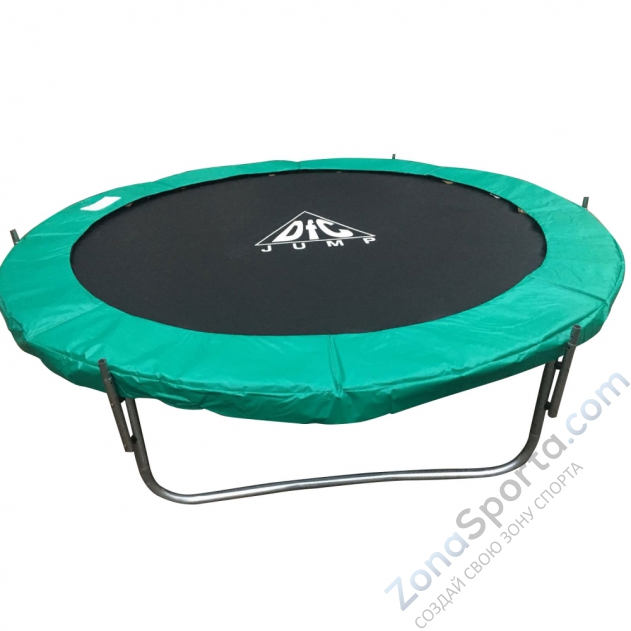 Батут DFC JUMP 12ft c сеткой, цвет green Батут DFC JUMP 12ft c сеткой, цвет green