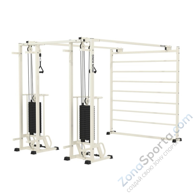 Реабилитационная сдвоенная рама и шведская стенка IK36 Реабилитационная сдвоенная рама и шведская стенка IK36