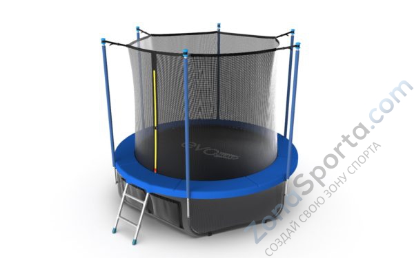 Батут Evo Jump Internal 6ft (Sky) с нижней сетью Батут Evo Jump Internal 6ft (Sky) с нижней сетью