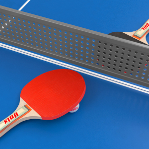 Антивандальный теннисный стол Unix Line 14 mm SMC (Blue/Grey)