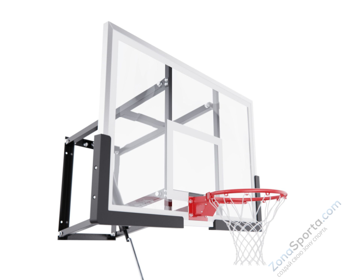Баскетбольный щит DFC со съёмным регулятором высоты, стекло 6 мм, 120 х 80 см Баскетбольный щит DFC со съёмным регулятором высоты, стекло 6 мм, 120 х 80 см