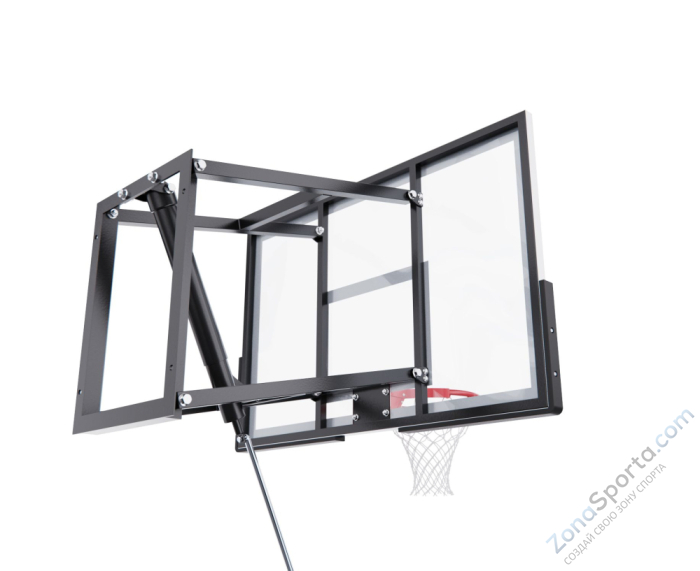 Баскетбольный щит DFC со съёмным регулятором высоты, стекло 6 мм, 120 х 80 см Баскетбольный щит DFC со съёмным регулятором высоты, стекло 6 мм, 120 х 80 см