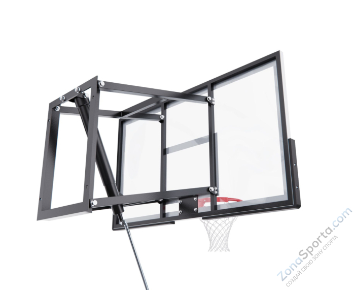 Баскетбольный щит DFC со съёмным регулятором высоты, стекло 6 мм, 136 х 80 см Баскетбольный щит DFC со съёмным регулятором высоты, стекло 6 мм, 136 х 80 см