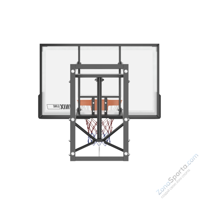 Баскетбольный щит регулируемый UNIX Line B-Backboard-PC 50x32 R45 BSBS50APCBK Баскетбольный щит регулируемый UNIX Line B-Backboard-PC 50x32 R45 BSBS50APCBK