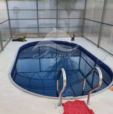 Бассейн Лагуна ТМ247 овальный вкапываемый 5,5 х 3,05 х 1,25 м Бассейн Лагуна ТМ247 овальный вкапываемый 5,5 х 3,05 х 1,25 м