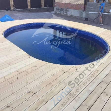 Бассейн Лагуна ТМ247 овальный вкапываемый 5,5 х 3,05 х 1,25 м Бассейн Лагуна ТМ247 овальный вкапываемый 5,5 х 3,05 х 1,25 м