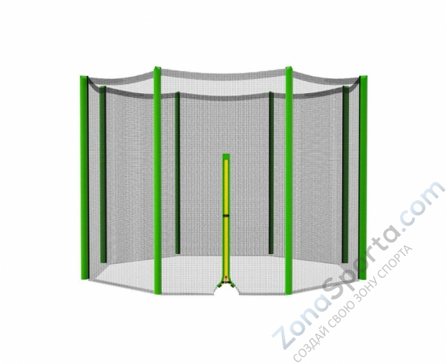 Батут DFC Trampoline Fitness с сеткой 12ft-TR-LG Батут DFC Trampoline Fitness с сеткой 12ft-TR-LG