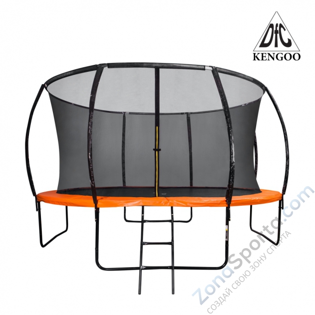 Батут DFC Trampoline Kengoo с сеткой 14FT-TR-E-BAS