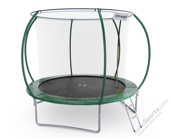 Батут DFC UltraSport 10 ft с внутренней сеткой / лестница в комплекте Батут DFC UltraSport 10 ft с внутренней сеткой / лестница в комплекте