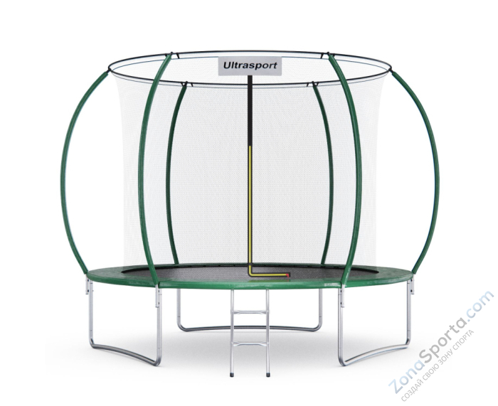 Батут DFC UltraSport 10 ft с внутренней сеткой / лестница в комплекте Батут DFC UltraSport 10 ft с внутренней сеткой / лестница в комплекте