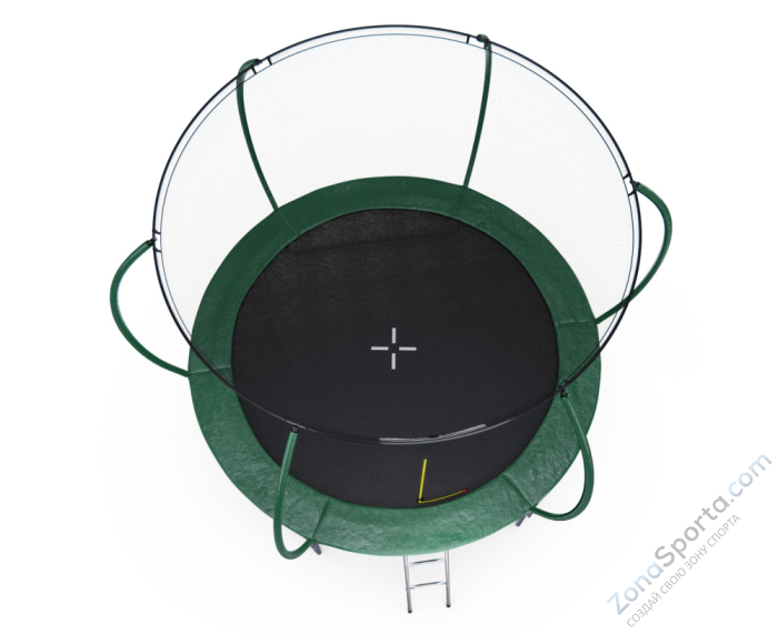 Батут DFC UltraSport 10 ft с внутренней сеткой / лестница в комплекте Батут DFC UltraSport 10 ft с внутренней сеткой / лестница в комплекте