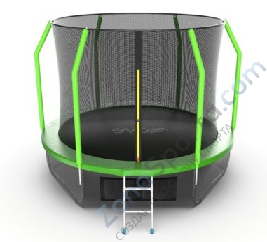 Батут Evo Jump Cosmo 10ft (Green) с нижней сетью Батут Evo Jump Cosmo 10ft (Green) с нижней сетью