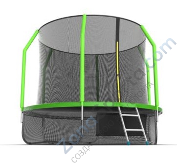 Батут Evo Jump Cosmo 10ft (Green) с нижней сетью Батут Evo Jump Cosmo 10ft (Green) с нижней сетью