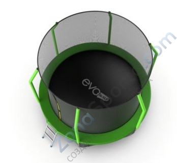 Батут Evo Jump Cosmo 10ft (Green) с нижней сетью Батут Evo Jump Cosmo 10ft (Green) с нижней сетью