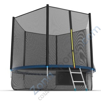 Батут Evo Jump External 10ft (Blue) с нижней сетью Батут Evo Jump External 10ft (Blue) с нижней сетью
