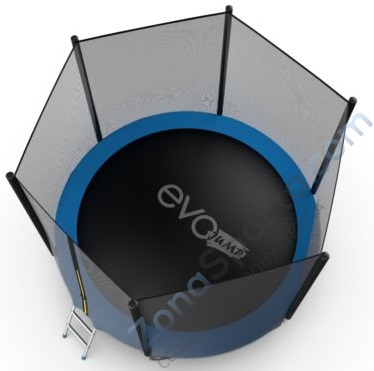 Батут Evo Jump External 10ft (Blue) с нижней сетью Батут Evo Jump External 10ft (Blue) с нижней сетью