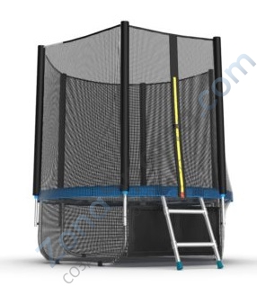 Батут Evo Jump External 6ft (Blue) с нижней сетью Батут Evo Jump External 6ft (Blue) с нижней сетью