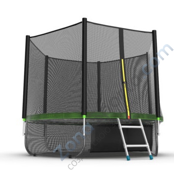 Батут Evo Jump External 8ft (Green) с нижней сетью Батут Evo Jump External 8ft (Green) с нижней сетью