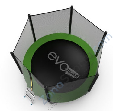 Батут Evo Jump External 8ft (Green) с нижней сетью Батут Evo Jump External 8ft (Green) с нижней сетью