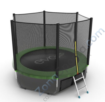 Батут Evo Jump External 8ft (Green) с нижней сетью Батут Evo Jump External 8ft (Green) с нижней сетью