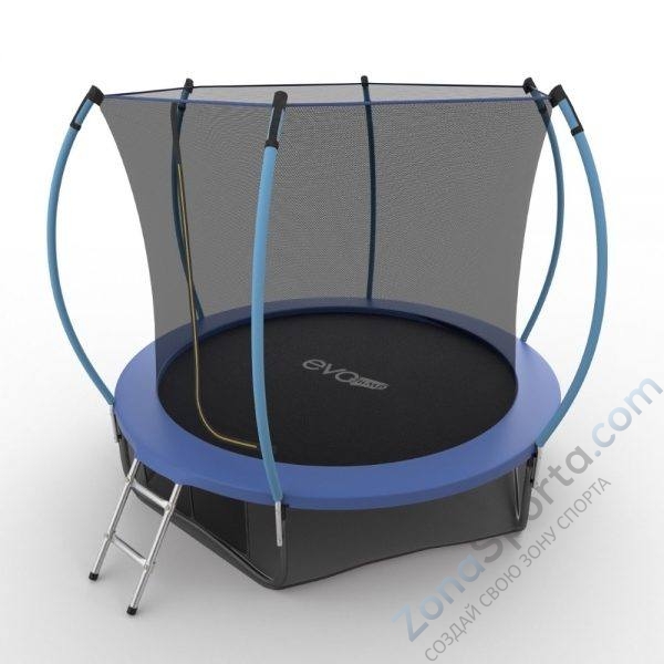 Батут Evo Jump Internal 10ft (Blue) с нижней сетью Батут Evo Jump Internal 10ft (Blue) с нижней сетью