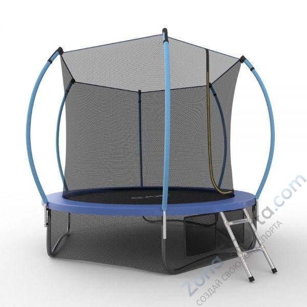 Батут Evo Jump Internal 10ft (Blue) с нижней сетью Батут Evo Jump Internal 10ft (Blue) с нижней сетью