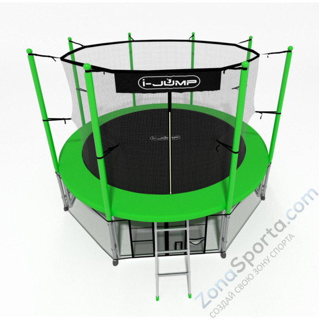 Батут i-Jump Classic 14ft green