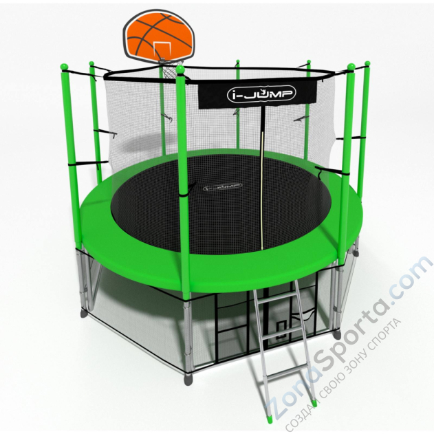 Батут i-Jump Basket 12ft green Батут i-Jump Basket 12ft green