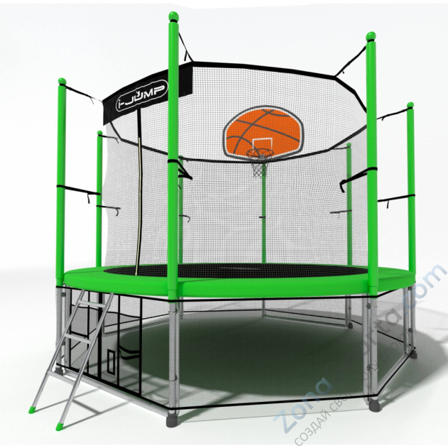 Батут i-Jump Basket 12ft green Батут i-Jump Basket 12ft green