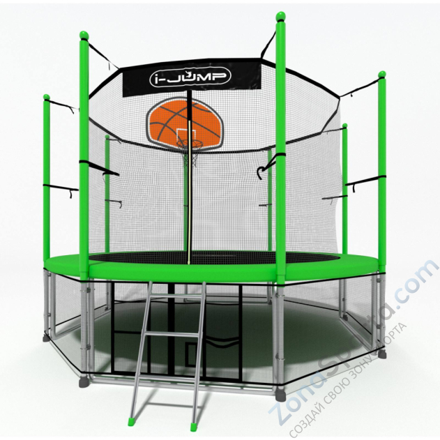 Батут i-Jump Basket 12ft green Батут i-Jump Basket 12ft green