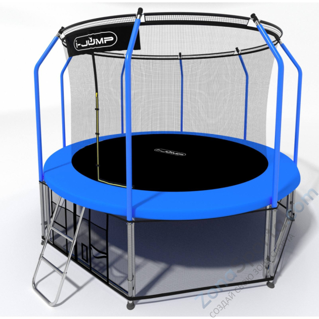 Батут i-Jump Elegant 14ft blue Батут i-Jump Elegant 14ft blue