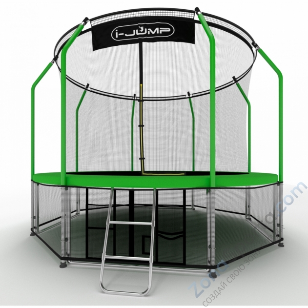 Батут i-Jump Elegant 14ft green Батут i-Jump Elegant 14ft green
