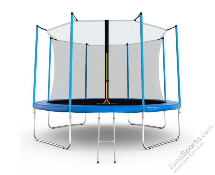 Батут каркасный с сеткой DFC Kondition 12 ft с лестницей Батут каркасный с сеткой DFC Kondition 12 ft с лестницей