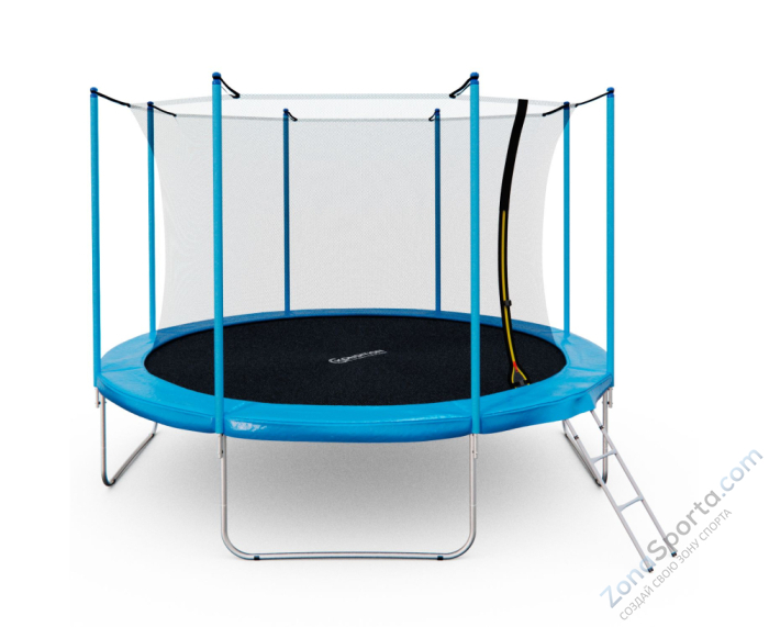 Батут каркасный с сеткой DFC Kondition 12 ft с лестницей Батут каркасный с сеткой DFC Kondition 12 ft с лестницей