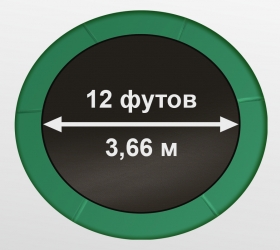 Батут Oxygen Fitness Premium 12 ft inside (Dark green) Батут Oxygen Fitness Premium 12 ft inside (Dark green)
