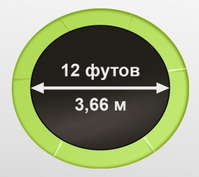 Батут Oxygen Fitness Standard 12 ft inside (Light green) Батут Oxygen Fitness Standard 12 ft inside (Light green)