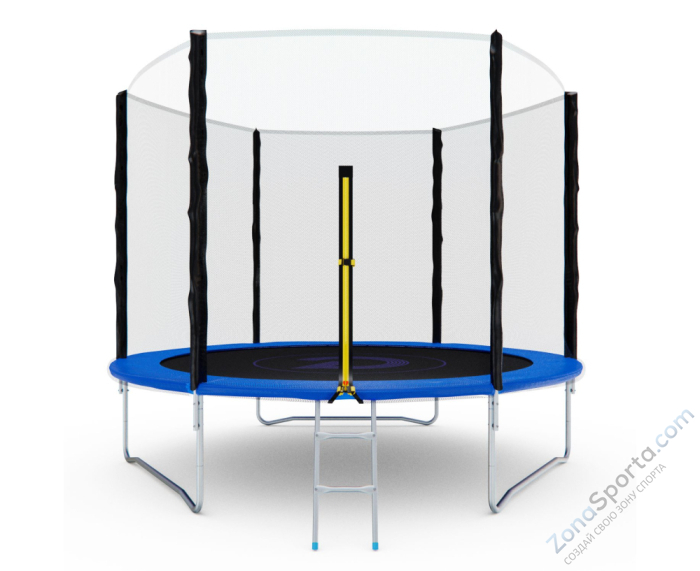 Батут с сеткой DFC Pelpo 10ft с лестницей, Blue Батут с сеткой DFC Pelpo 10ft с лестницей, Blue