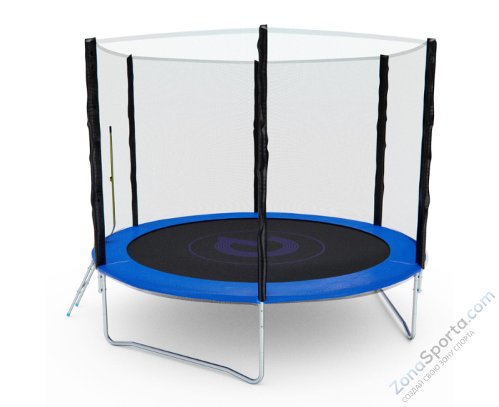 Батут с сеткой DFC Pelpo 10ft с лестницей, Blue Батут с сеткой DFC Pelpo 10ft с лестницей, Blue