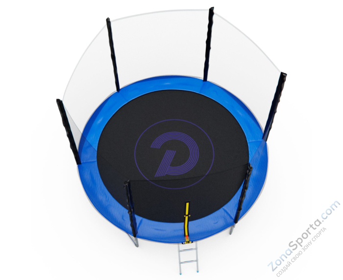 Батут с сеткой DFC Pelpo 10ft с лестницей, Blue Батут с сеткой DFC Pelpo 10ft с лестницей, Blue