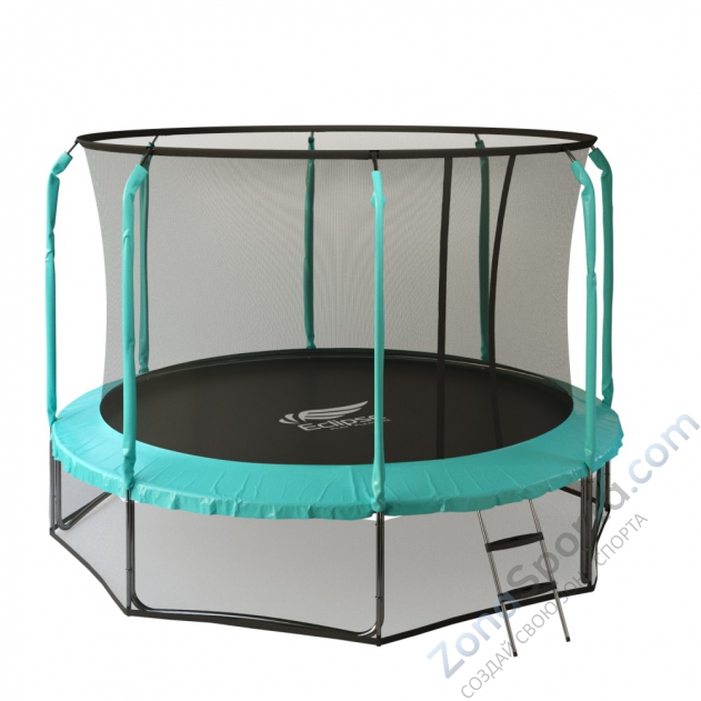 Батут с защитной сеткой Eclipse Space Green 14FT Батут с защитной сеткой Eclipse Space Green 14FT