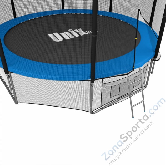 Батут Unix line 12 ft outside (Blue)