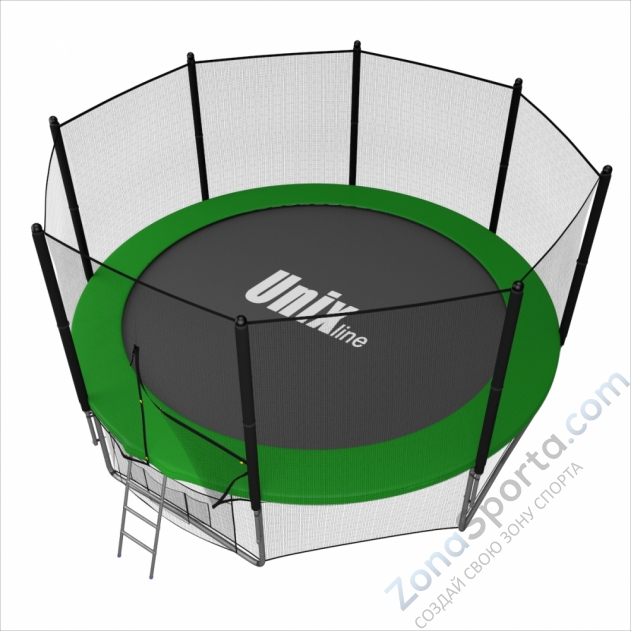 Батут Unix line 14 ft outside (Green) Батут Unix line 14 ft outside (Green)