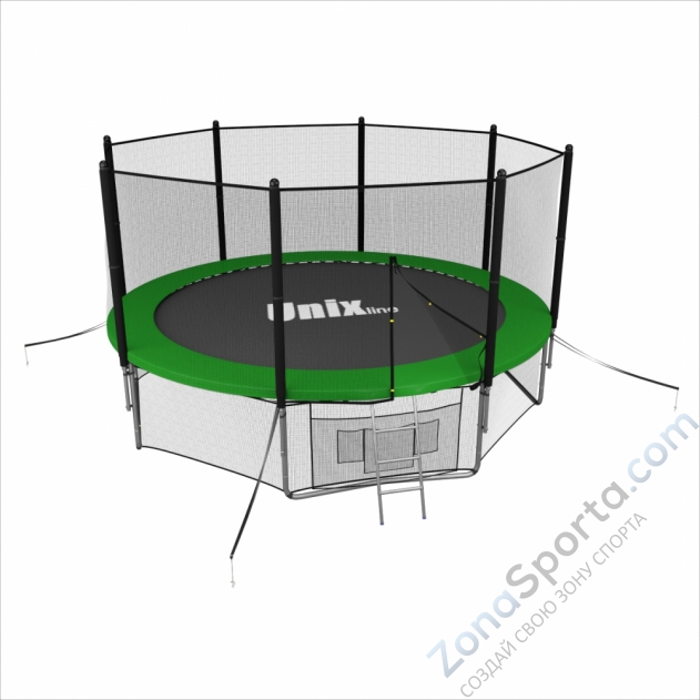 Батут Unix line 14 ft outside (Green) Батут Unix line 14 ft outside (Green)