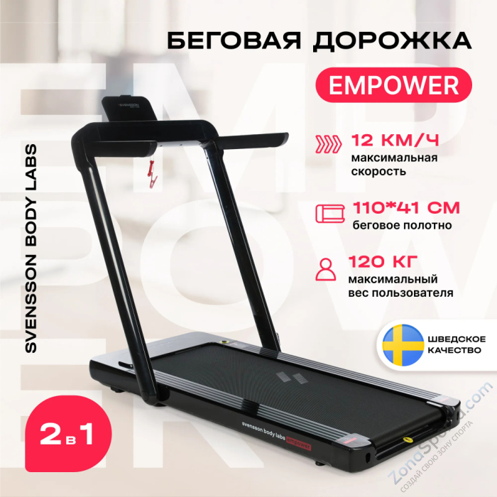 Беговая дорожка домашняя Svensson Body Labs Empower Беговая дорожка домашняя Svensson Body Labs Empower