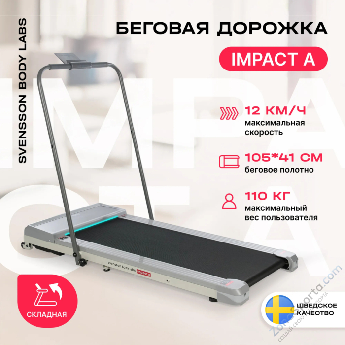 Беговая дорожка домашняя Svensson Body Labs Impact A Беговая дорожка домашняя Svensson Body Labs Impact A