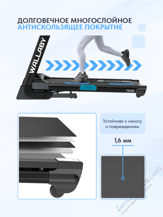 Беговая дорожка Wallaby TS350