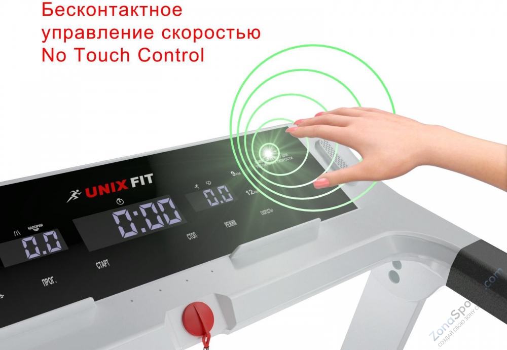 Беговая дорожка Unix Fit Hi-tech F2 Arctic Ice